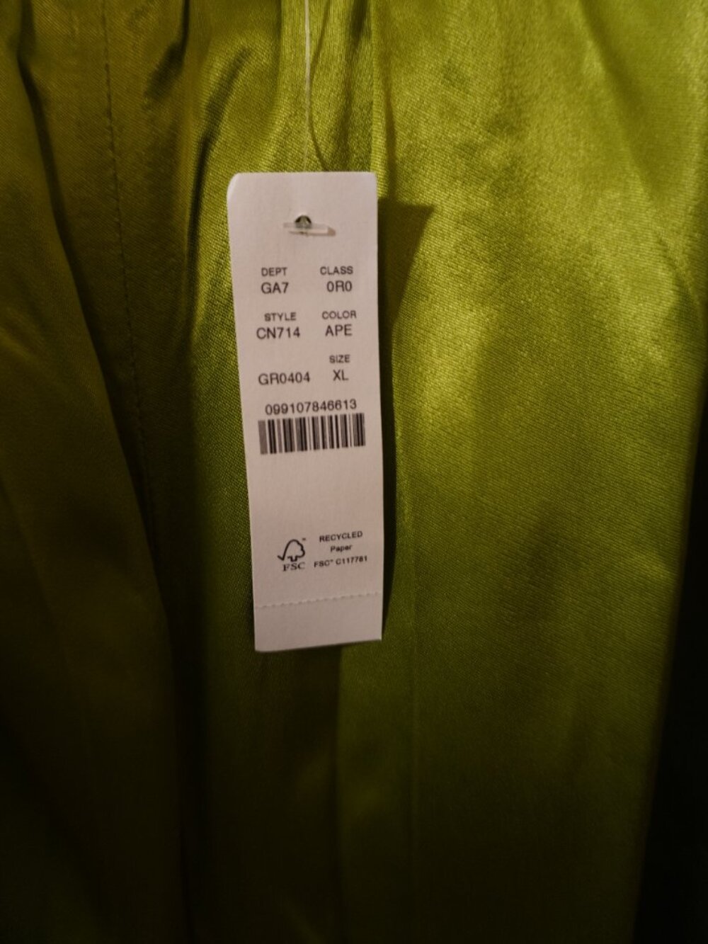 J.Crew + Gap XL Bundle – NWT Green Satin Pants & Animal Print Midi Skirt - Picture 6 of 8